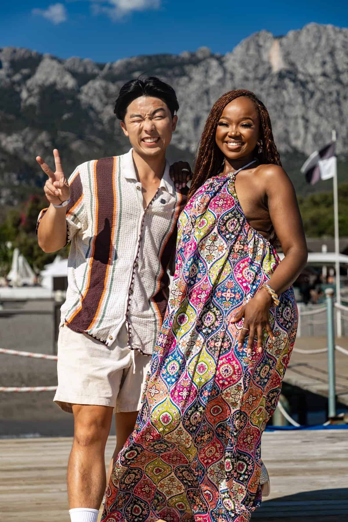 Chad Jones and Zanele Potelwa, Picture supplied 