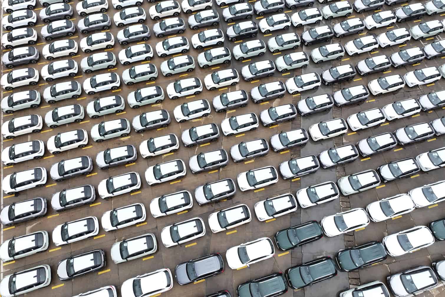 Chinese-made cars from brands including MG