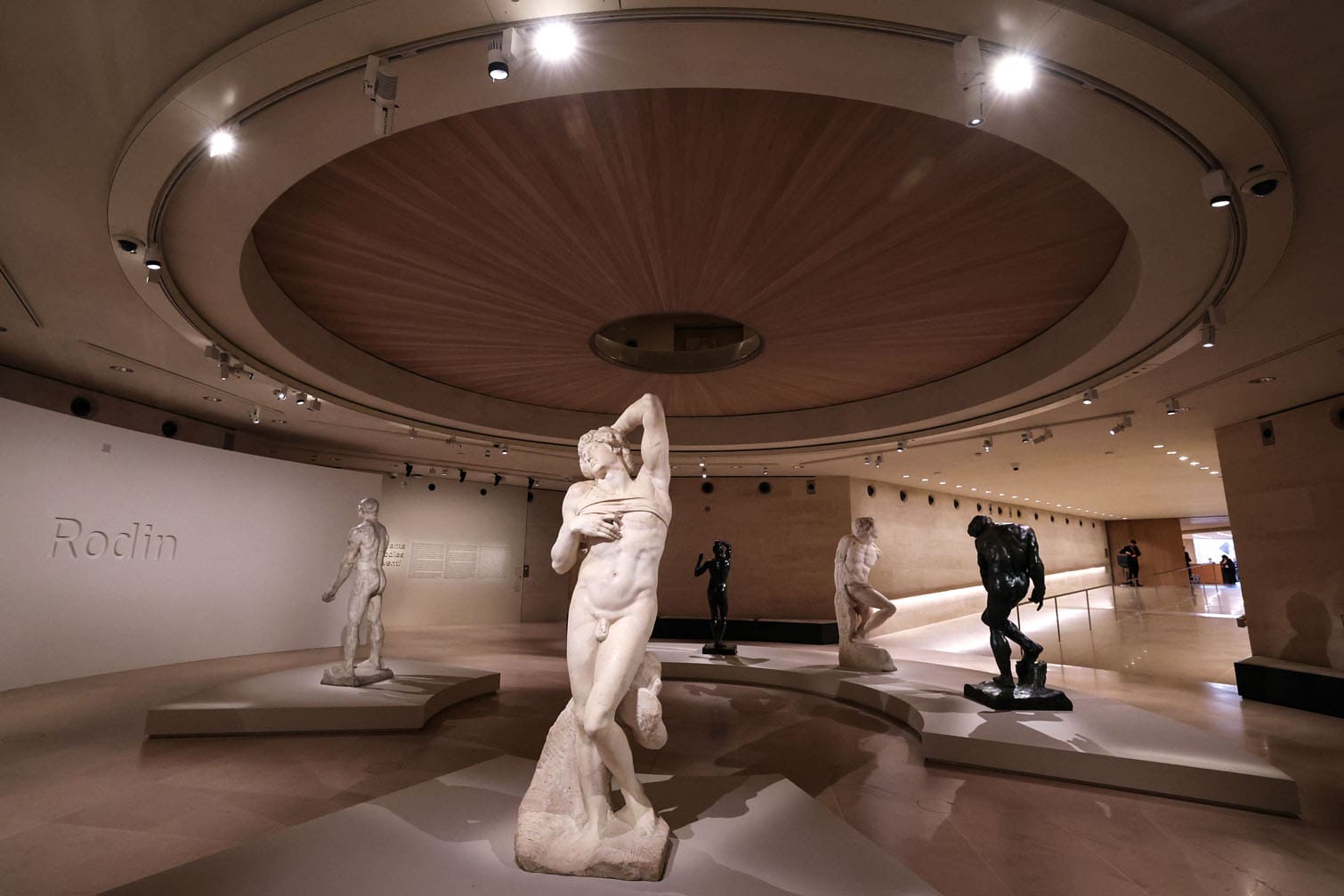 The marble statue by Michelangelo