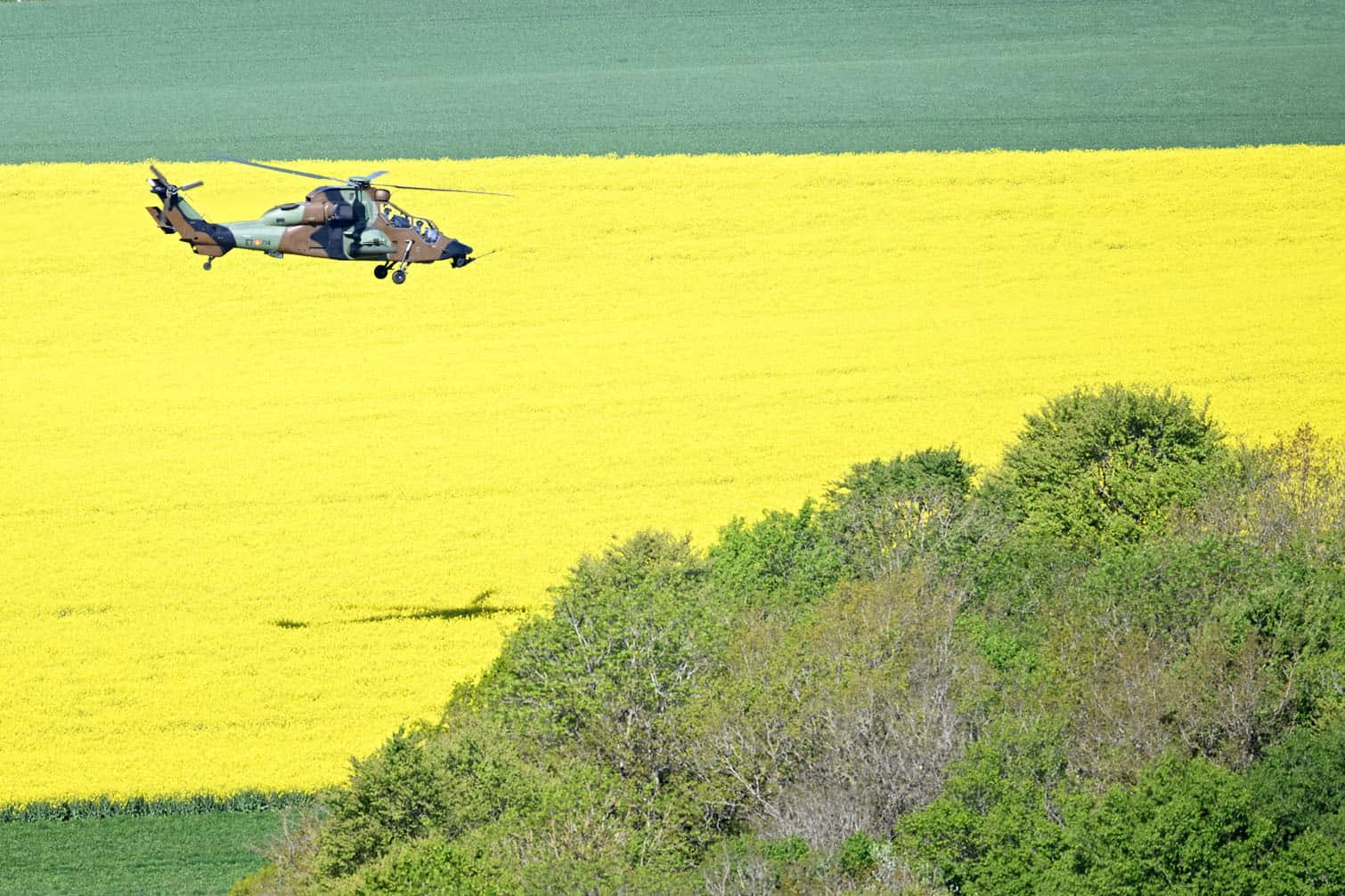 A Spanish Army Tigre attack helicopter