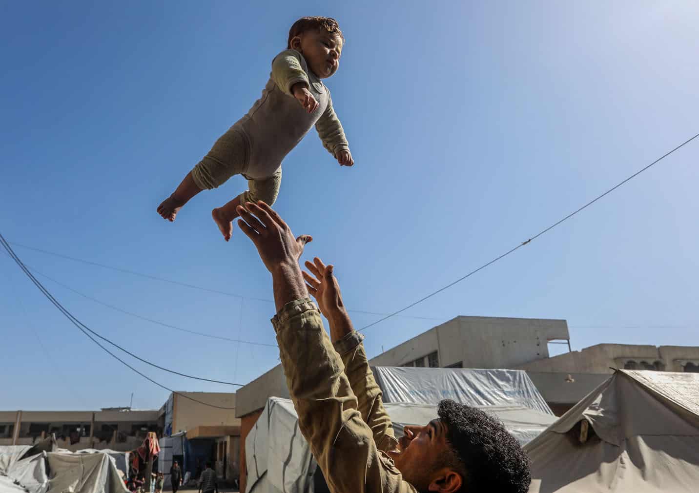 Displaced Palestinian families struggle amid blockade in Gaza