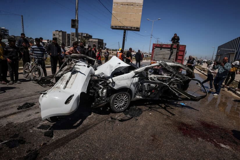 Rescue efforts underway after deadly strike in Gaza