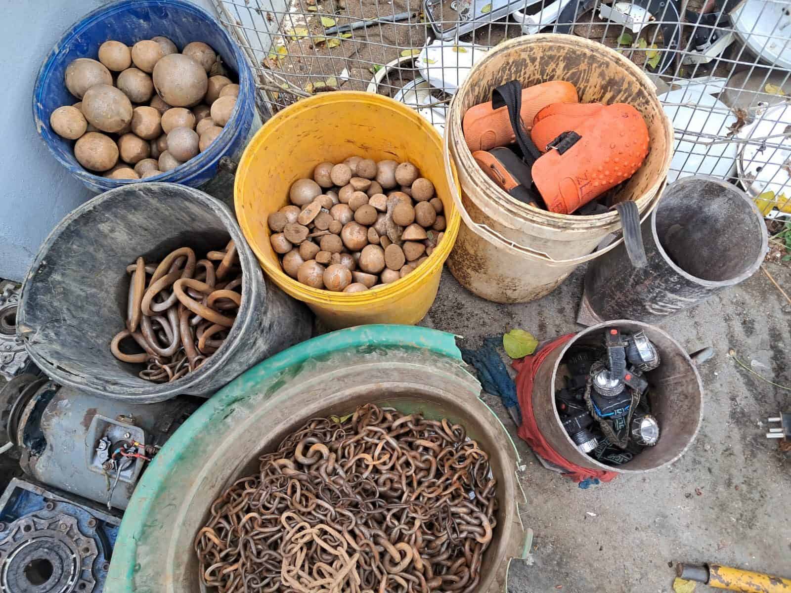 Mpumalanga, illegal mining, Saps, seized items