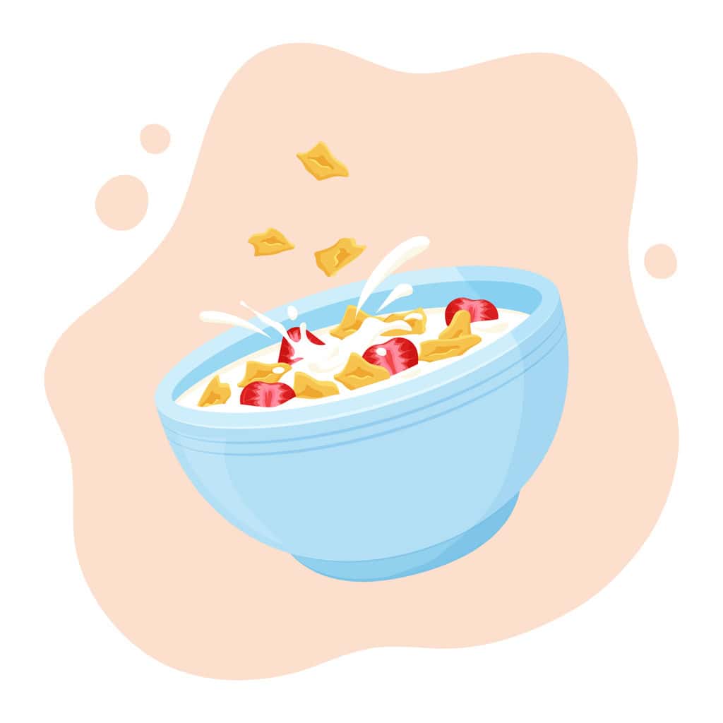 Sugary cereals trigger insulin spikes that increase sebum and clogged pores. Photo: iStock