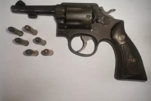 illegal possession of firearm, arrests, chase, stop and search operation, April