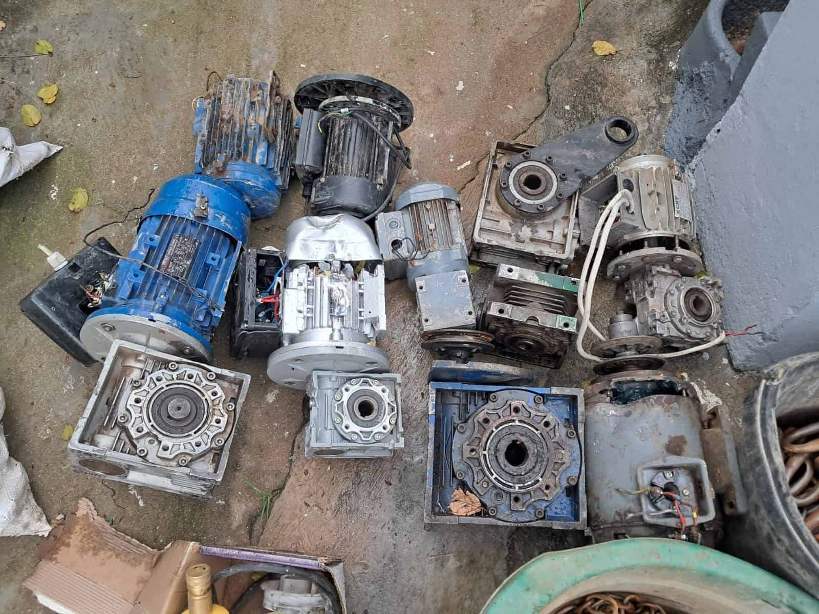 These motors were confiscated from the crime scene by authorities: Picture: Supplied/Saps
