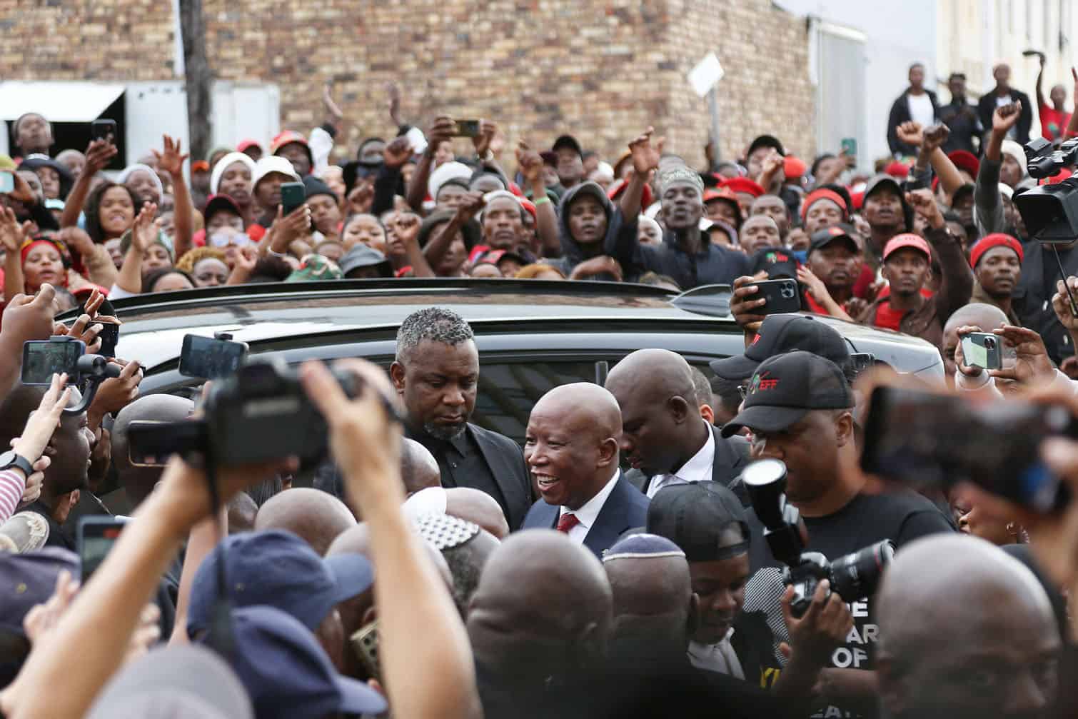 Economic Freedom Fighters (EFF) leader Julius Malema