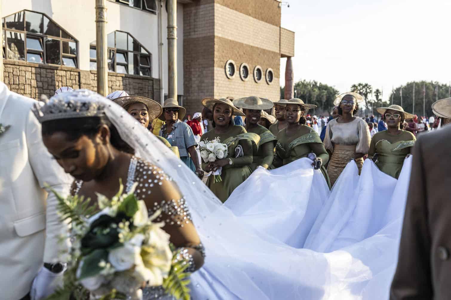 Mass wedding at Zuurbekom