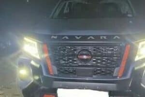 The Nissan Navara was recovered by the SANDF and handed over to the police.