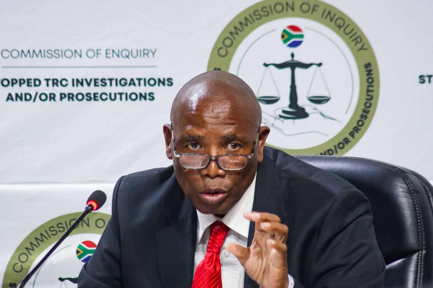 Former Scorpions Director Geophrey Ledwaba Testifies At The Khampepe Commission