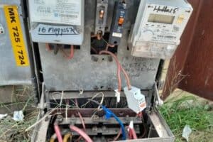 Tampered meter in Pretoria