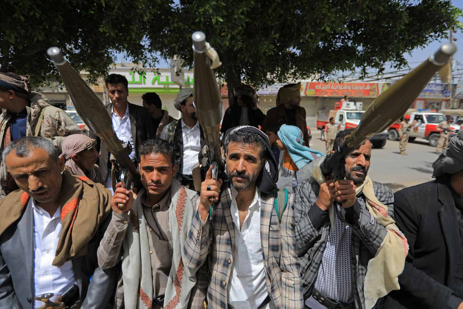 Yemeni demonstrators