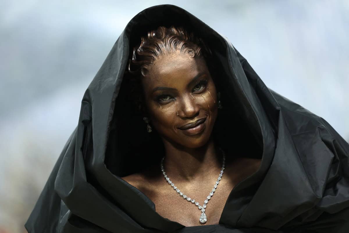 Sudanese-US model Anok Yai arrives for the 2026 Met Gala celebrating 