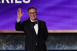 'Fired and festive': 'Late Show' host Stephen Colbert bows out