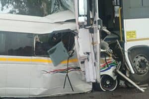 Nine killed in head-on collision between bus and taxi in Mpumalanga
