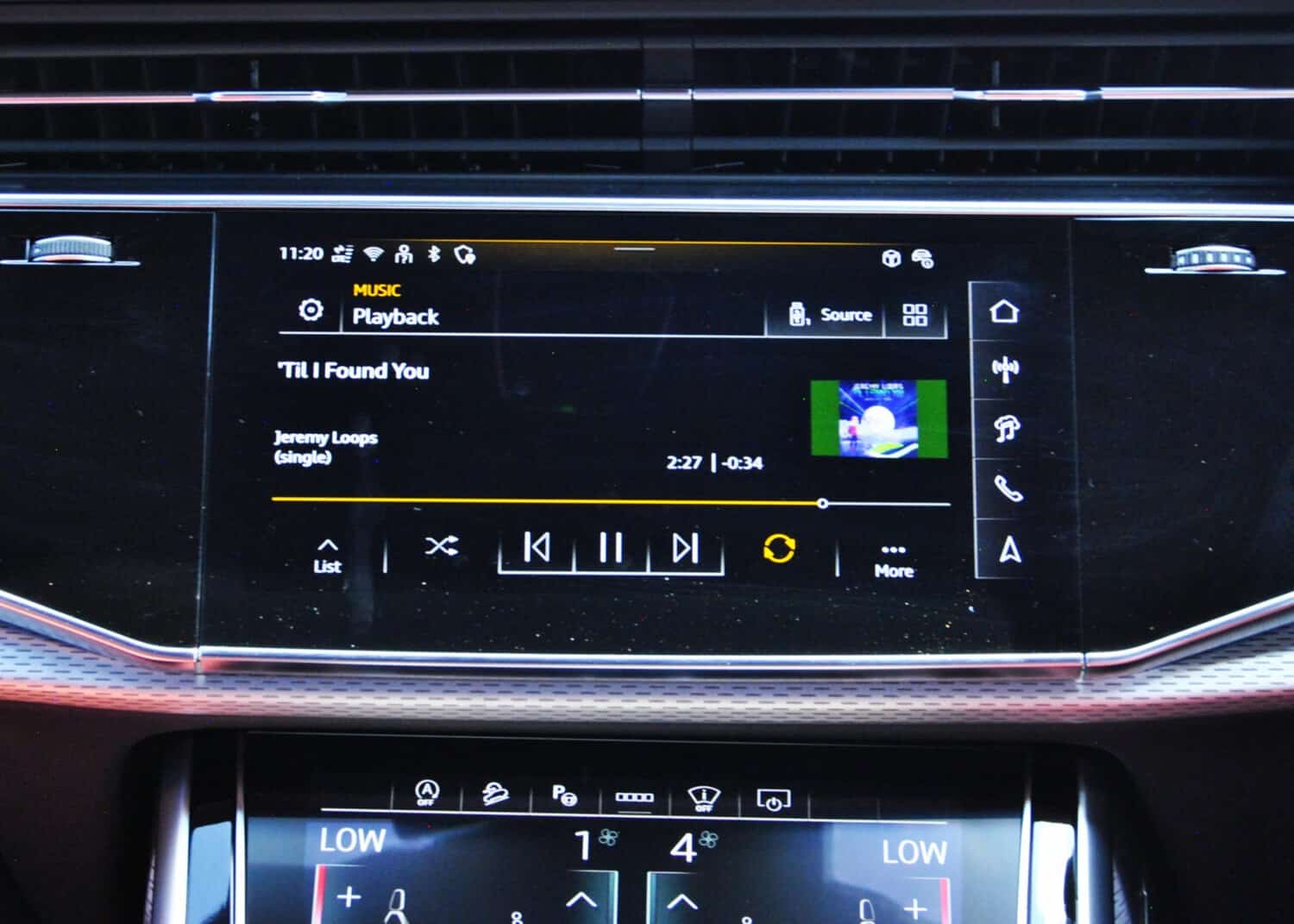 Driving the petrol Audi SQ7