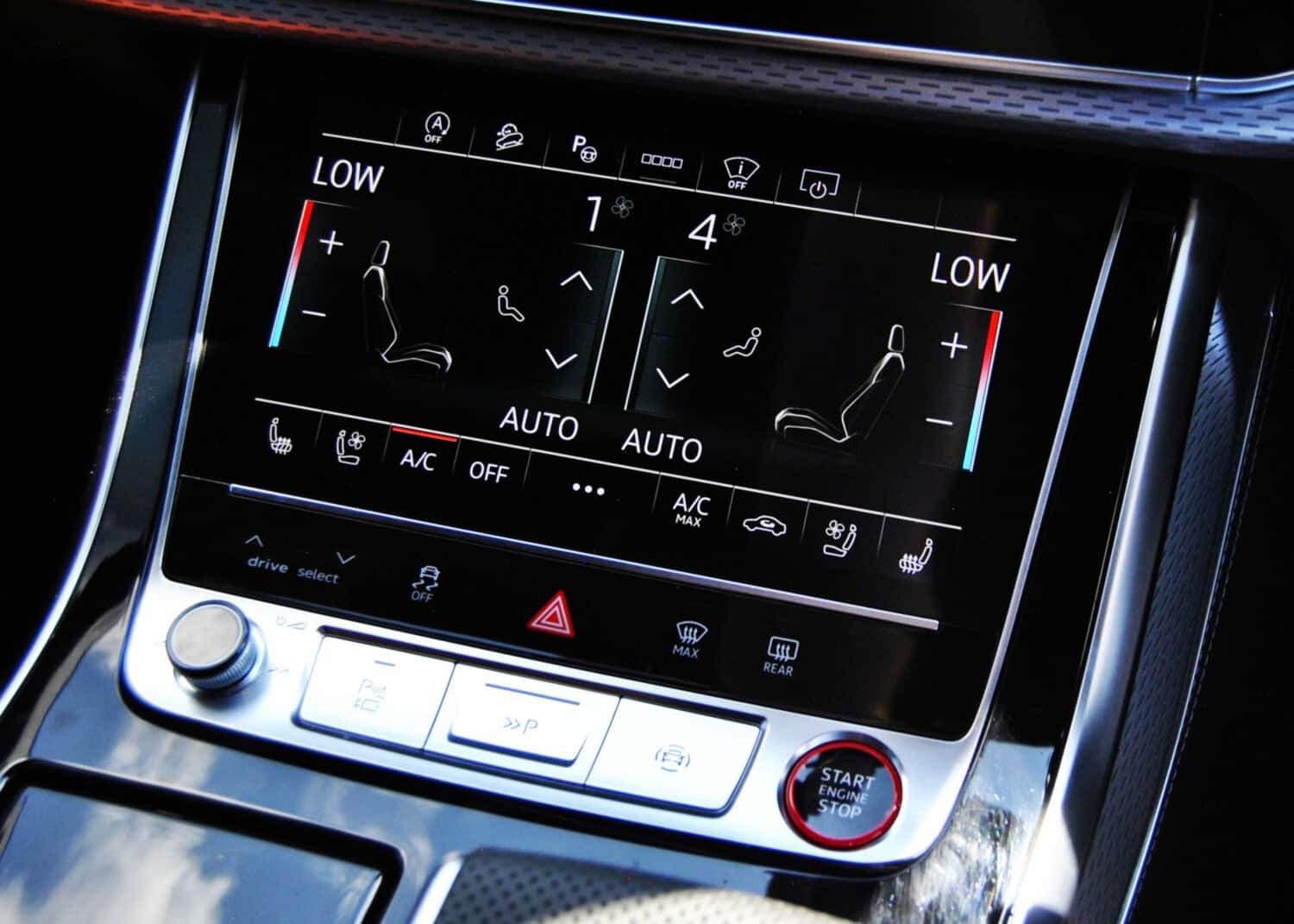 Driving the petrol Audi SQ7