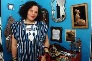 Maria McCloy during the launch of the AfricaRise Retail Concept Store at the Sandton City mall on 24 October 2019 in Sandton, South Africa. Picture: Gallo Images/Oupa Bopape