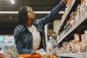Plan what you’re going to eat for the week and do one proper shop over the weekend. It’s worth the effort.