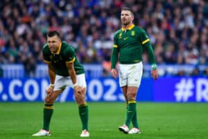 Handré Pollard and Willie le Roux