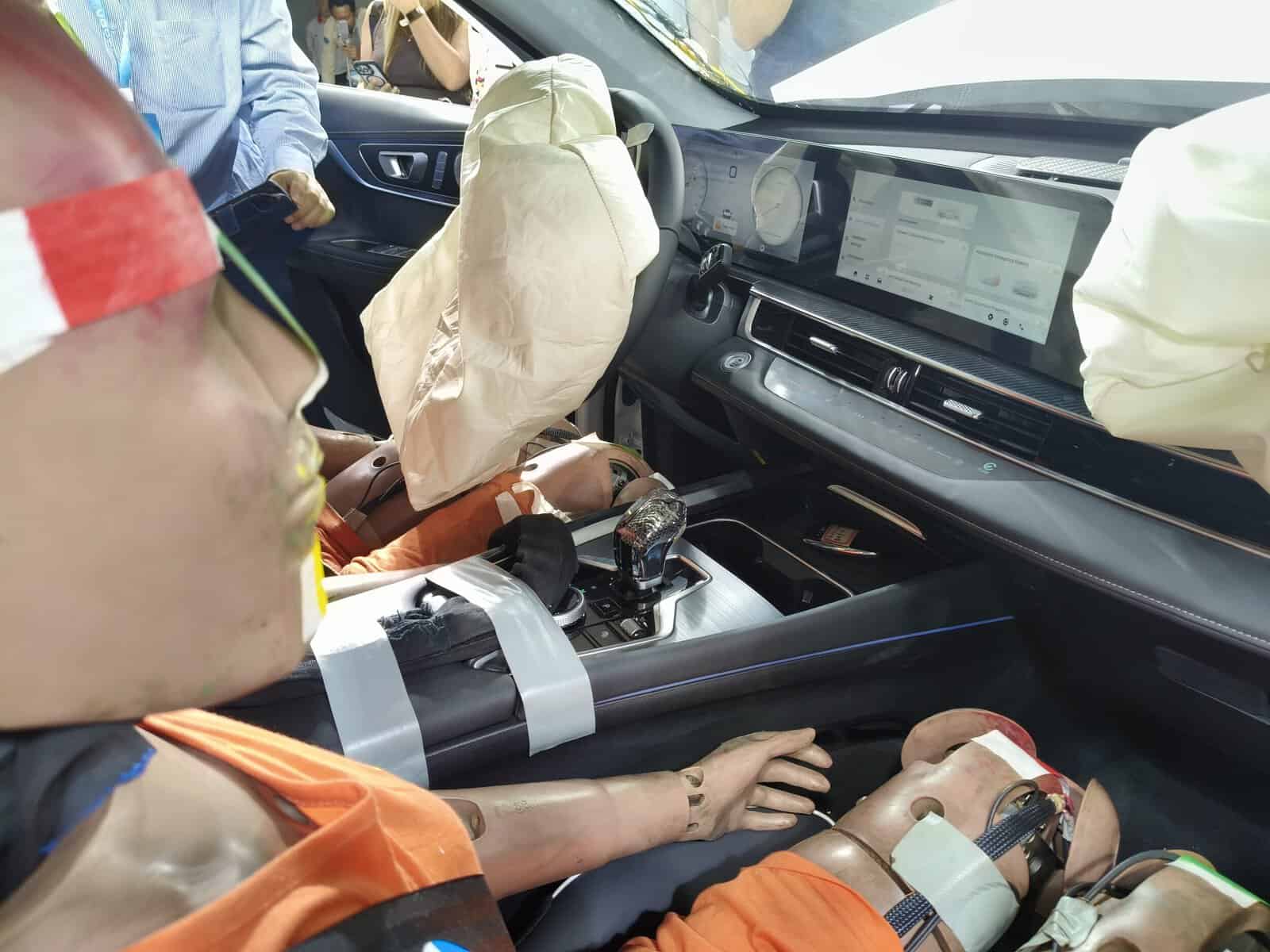Chery Tiggo 7 and Tiggo 9 crash test