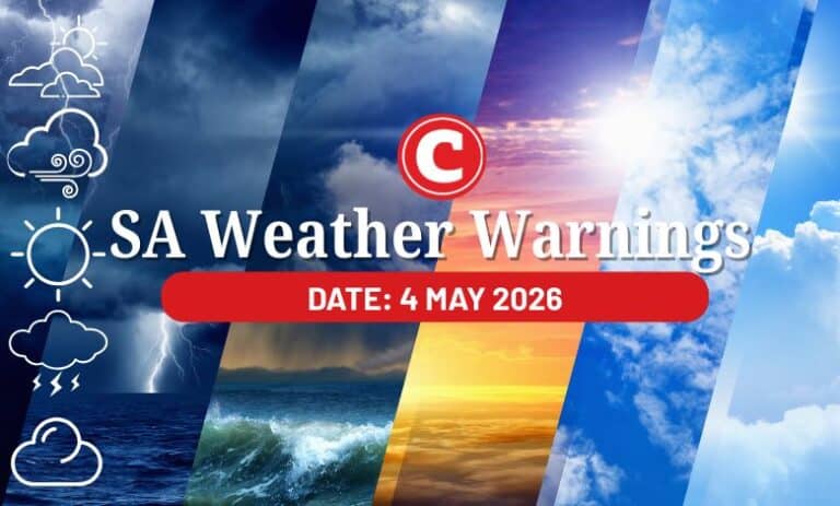 WARNING: Cut‑Off Low sparks severe weather alert across parts of SA