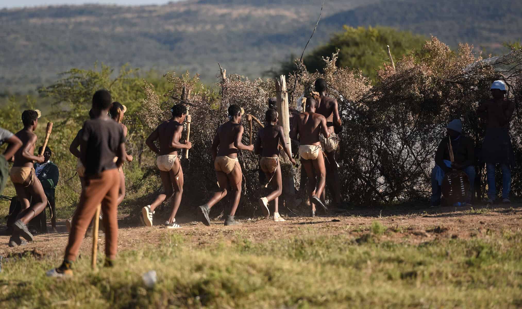 'It's important for me to do this': Young Ndebele initiates head to the mountains