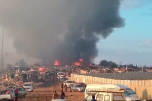 Body discovered amid Rubble after massive Pretoria shack fire