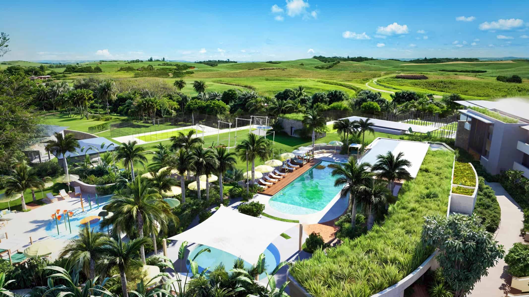 A render of a tent at Club Med's upcoming safari camp. Picture: Supplied