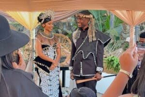 Shalati Sekhabi and Wanda Zuma