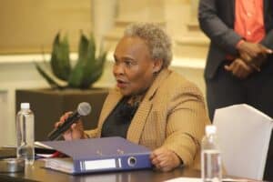 Sisisi Tolashe denies she misled Parliament.