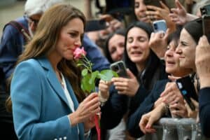 UK's Catherine on first official foreign trip since cancer diagnosis