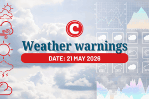 Weather forecast for 21 May 2026