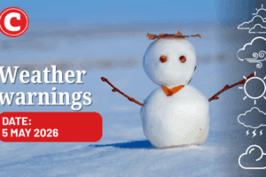 Weather forecast for 5 May 2026