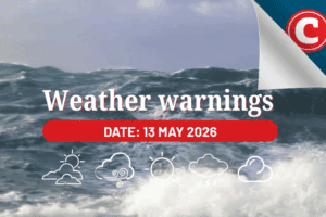 Weather forecast for 13 May 2026