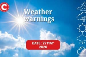 Weather forecast 27 May 2026