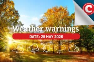 Weather forecast 29 May 2026