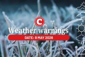 Weather forecast 8 May 2026