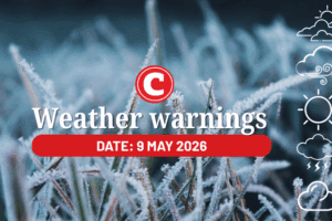 Weather forecast for 9 May 2026