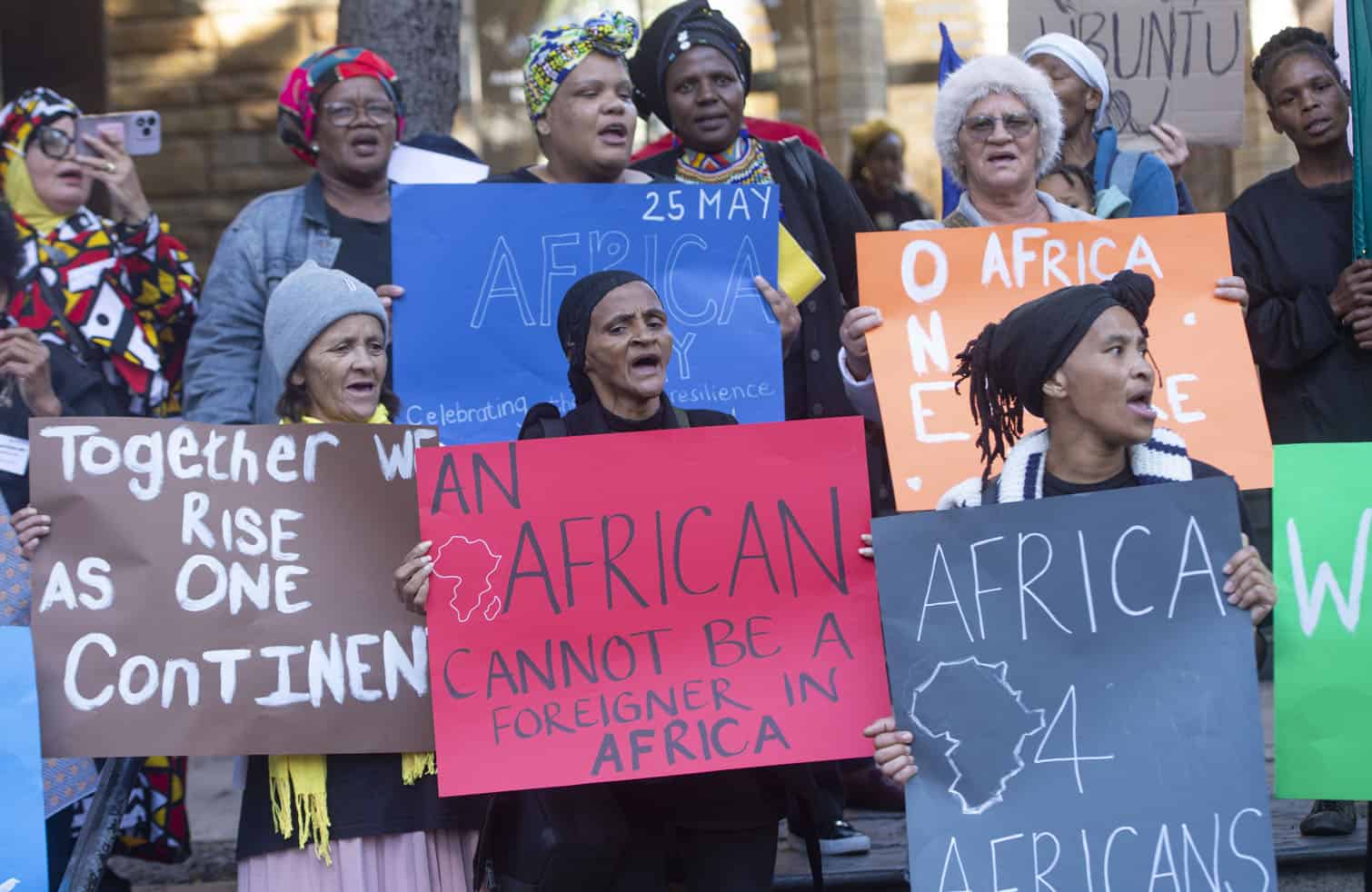 Africa Day Commemorated Outside St. George's Cathedral In Cape Town