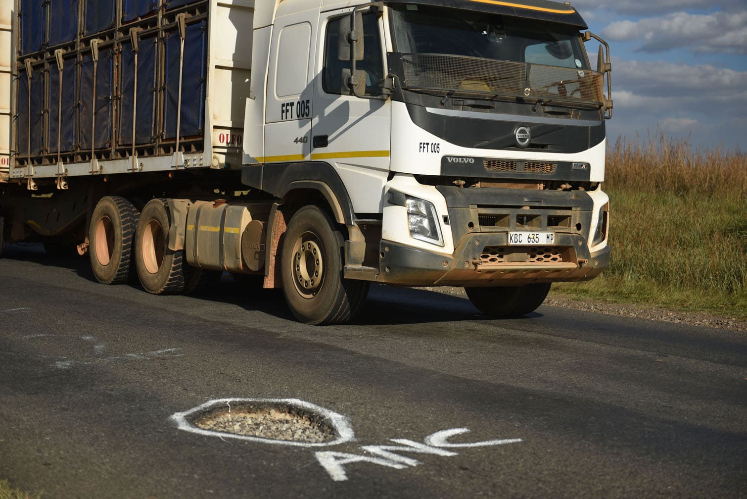 Pothole in Mpumalanga