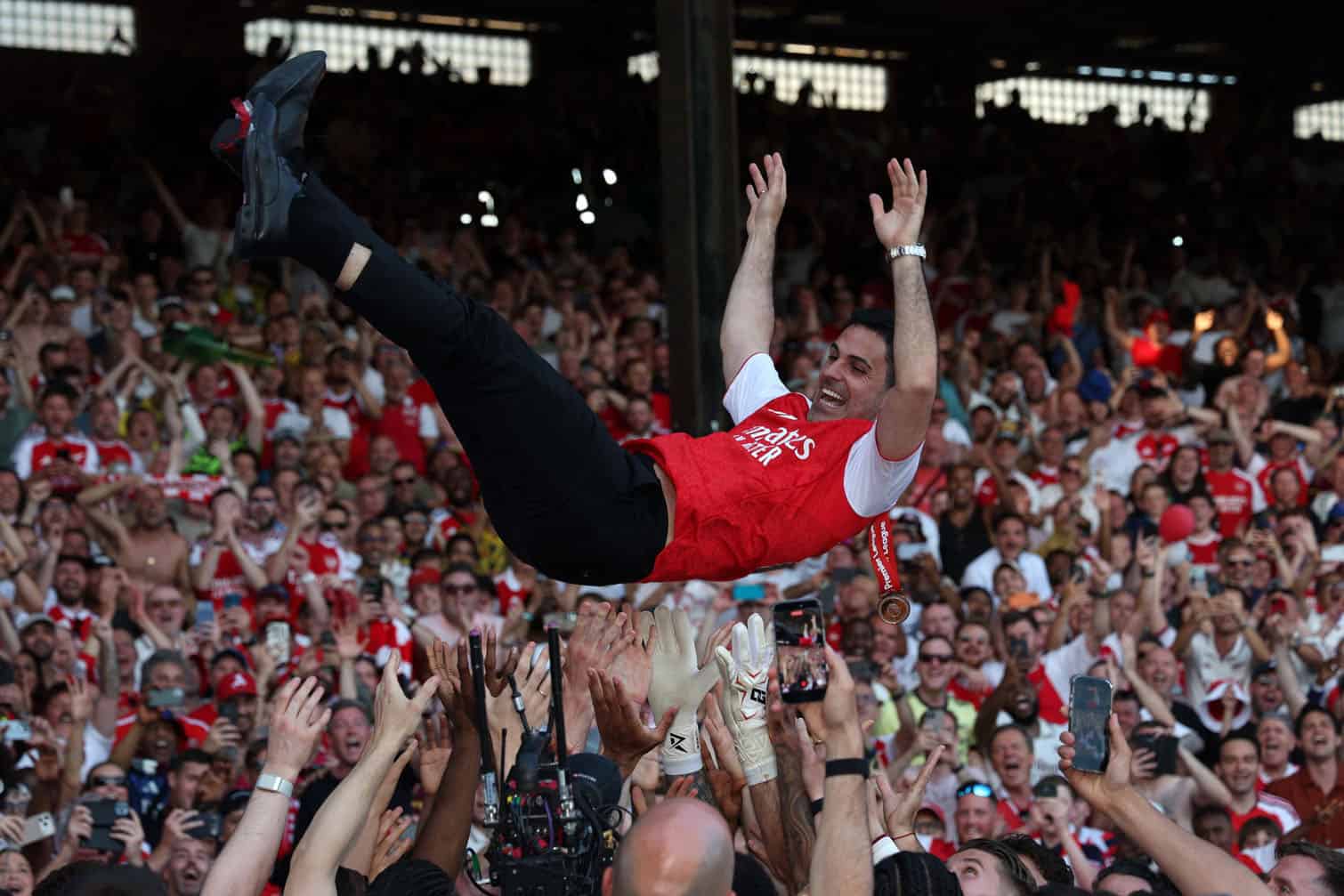 Arsenal's Spanish manager Mikel Arteta