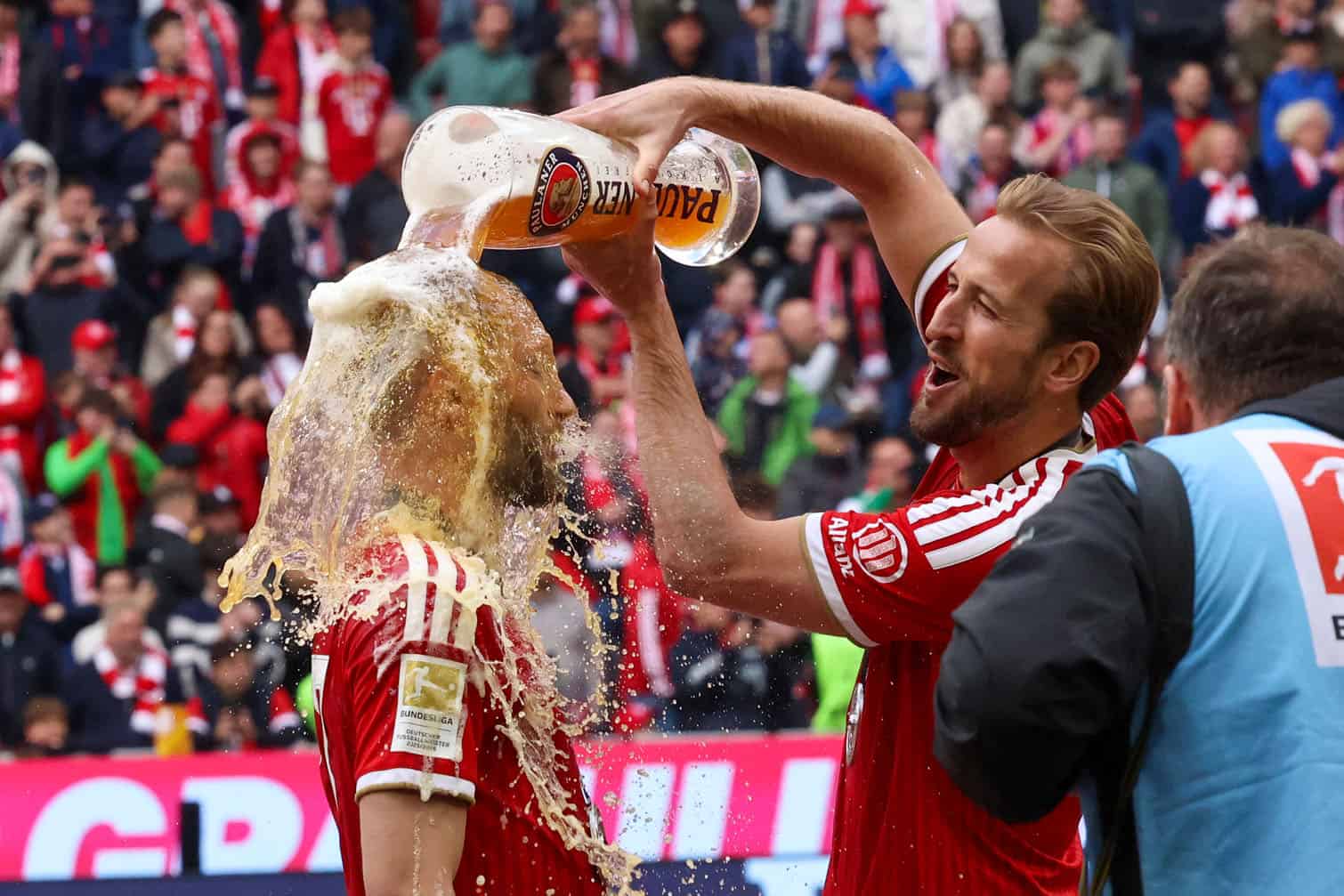 Bayern Munich's English forward Harry Kane