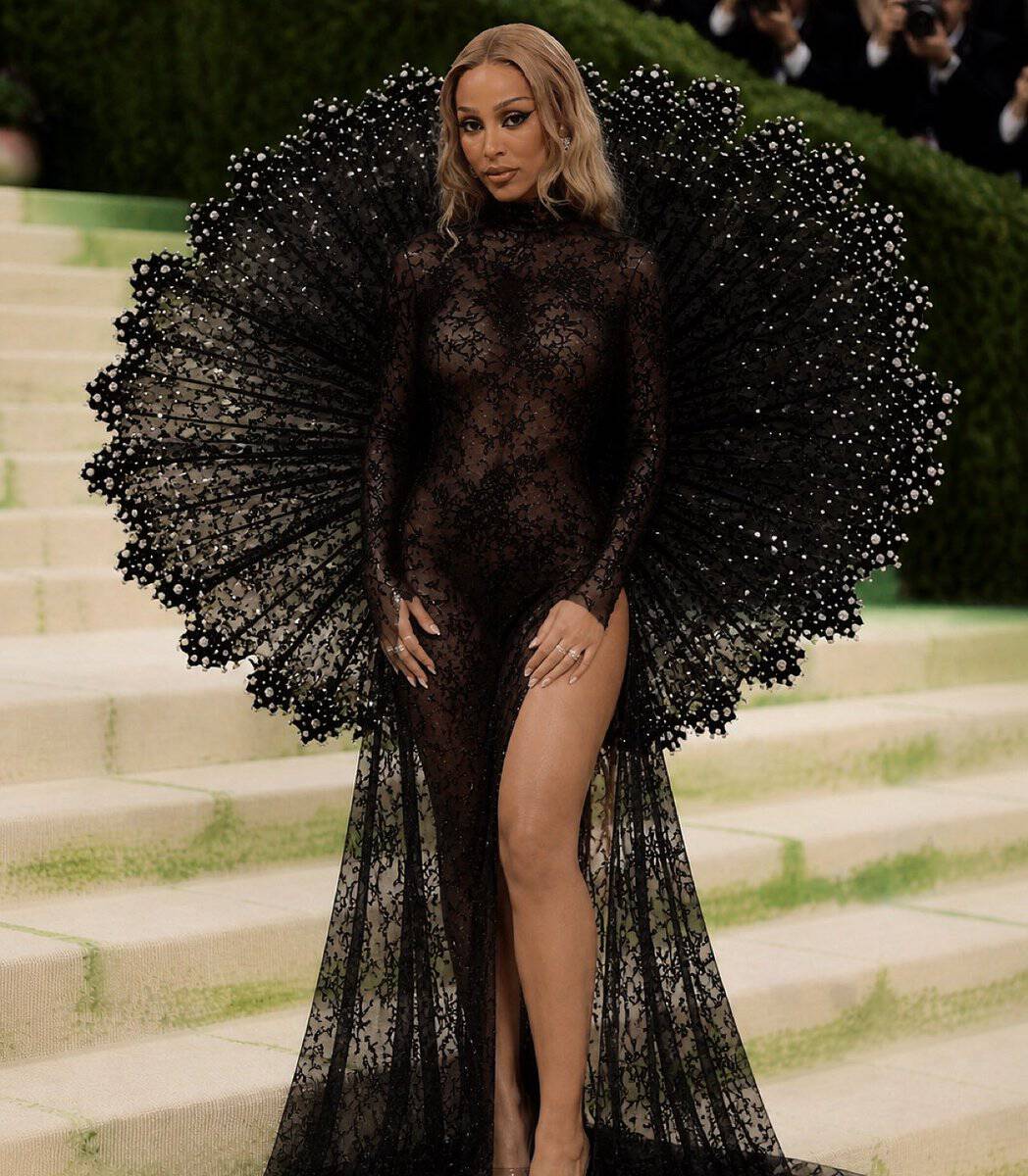 An AI-generated image of Doja Cat in an imagined Met Gala outfit. Picture: X, @doctorTeeTee