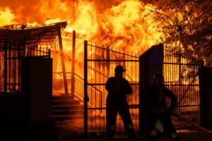 Massive Fire Erupted In A Building Near Turin