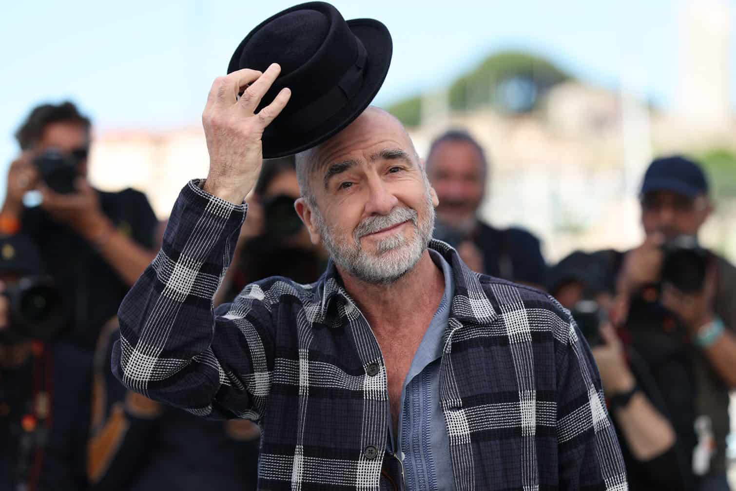 French former football player and actor Eric Cantona