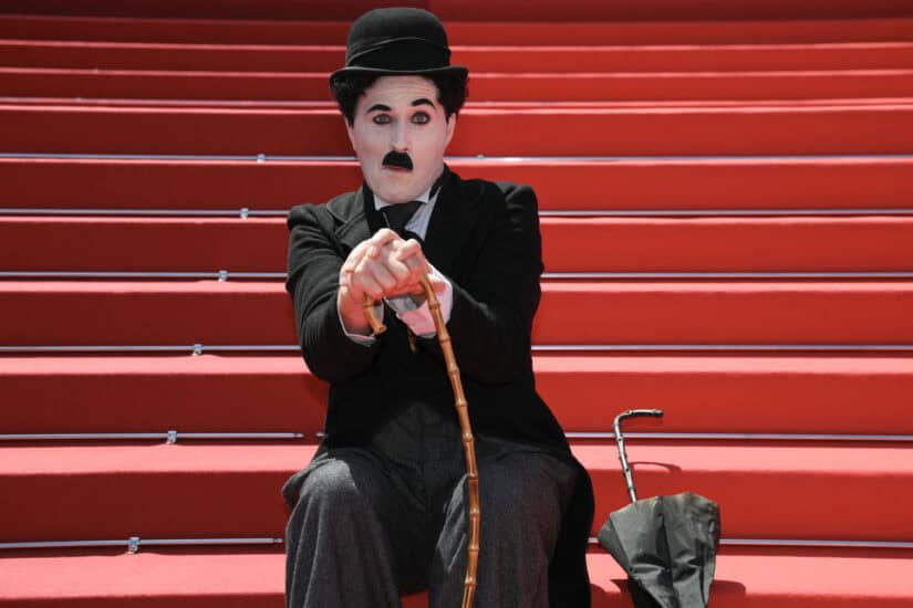 French performer and professional Charlie Chaplin lookalike Anthony Champeil
