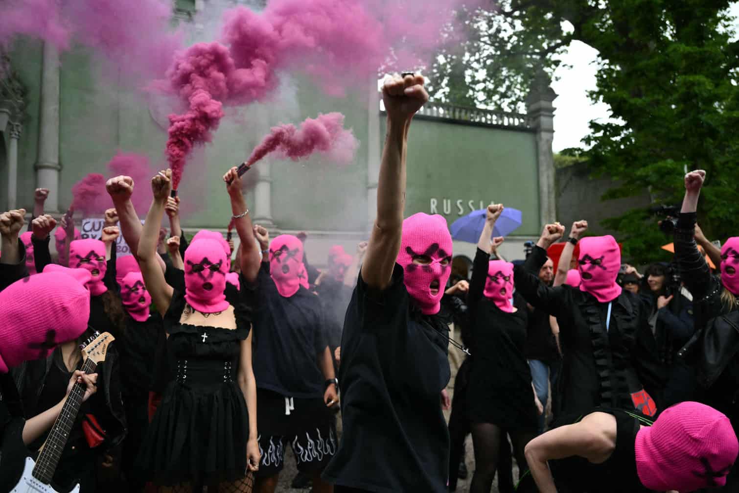 International women's movement FEMEN and Pussy Riot activists