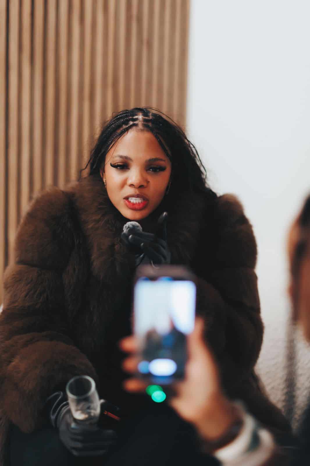 'Life With Londie' star Londie London in conversation with award-winning Senior Lifestyle Journalist Kaunda Selisho. Picture: Supplied, Kgotatso Masoabi for Londie London.
