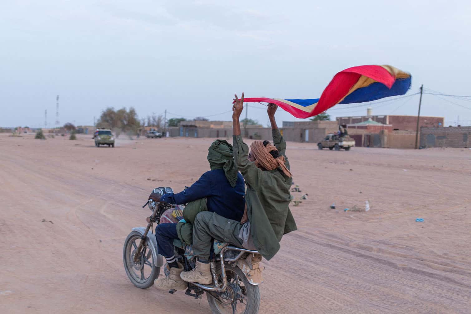 A soldier from the National Front for the Liberation of Azawad